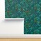 Emerald Forest Fairy Woodland Creatures Green Nature Trees Crystals Magical Mystical Custom Removable Wallpaper by Spoonflower Peel & Stick Wallpaper 2FT Wide
